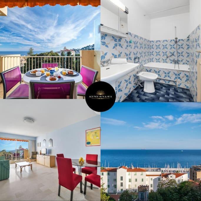 Le Fontana Rosa - Vue Mer - Terrasse - Parking Inclus Menton Eksteriør billede